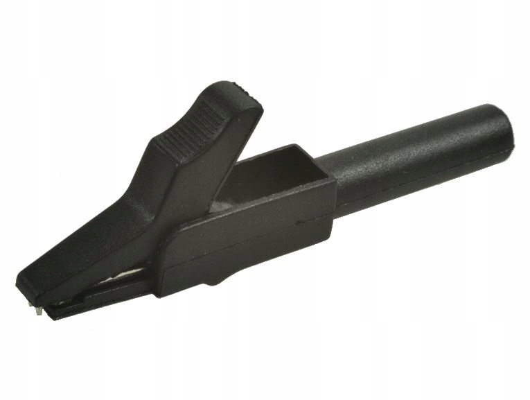 

Krokodylek pomiarowy na gniazdo banan 4mm czarny
