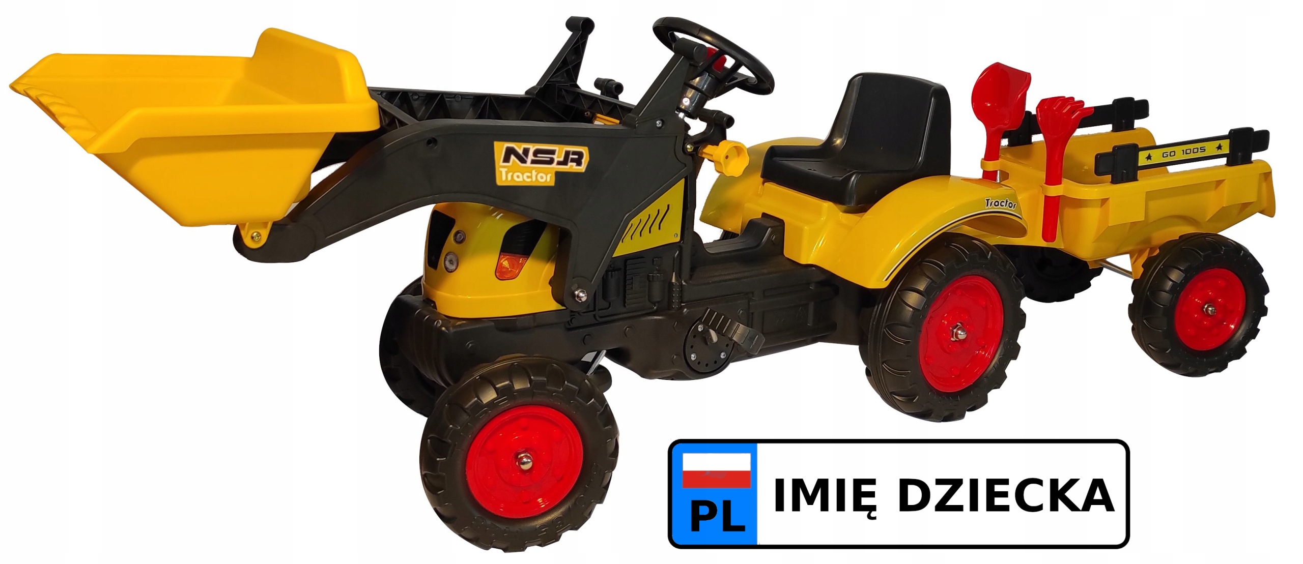 

Traktor na pedały pod choinkę dla chłopca