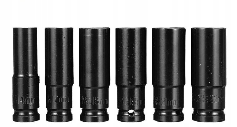 

Nasadki Udarowe Długie Klucze Nasadowe 1/2 10-21MM