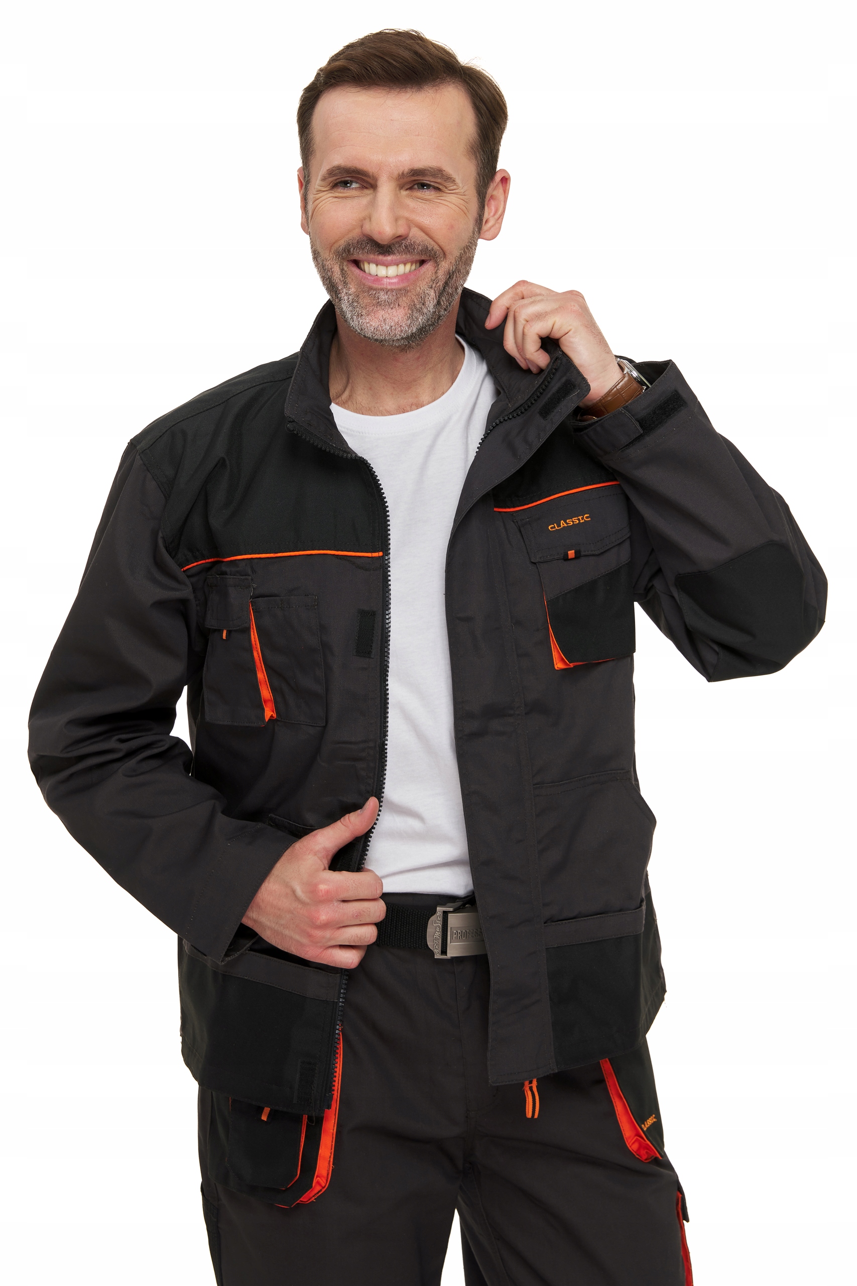 

Bluza kurtka robocza grafitowa Classic 52