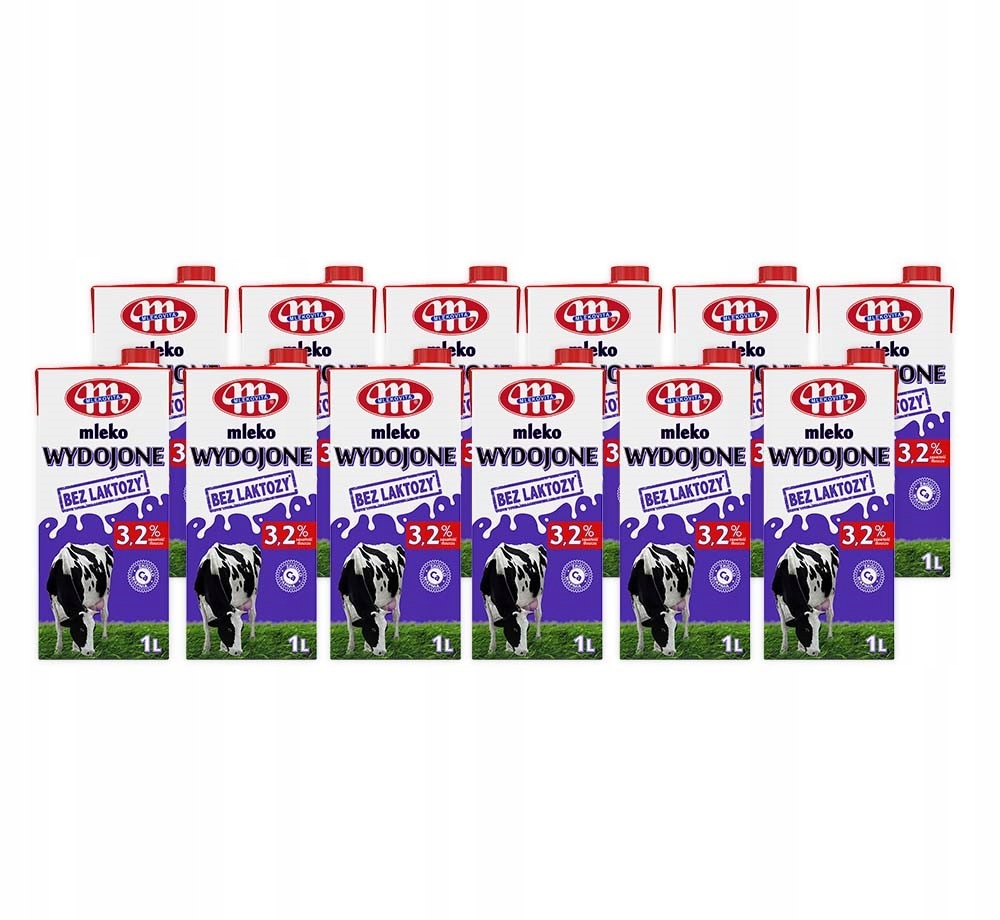 Levně Mléko 3,2% Bez Laktózy Mlekovita Uht 12x1L 12 L