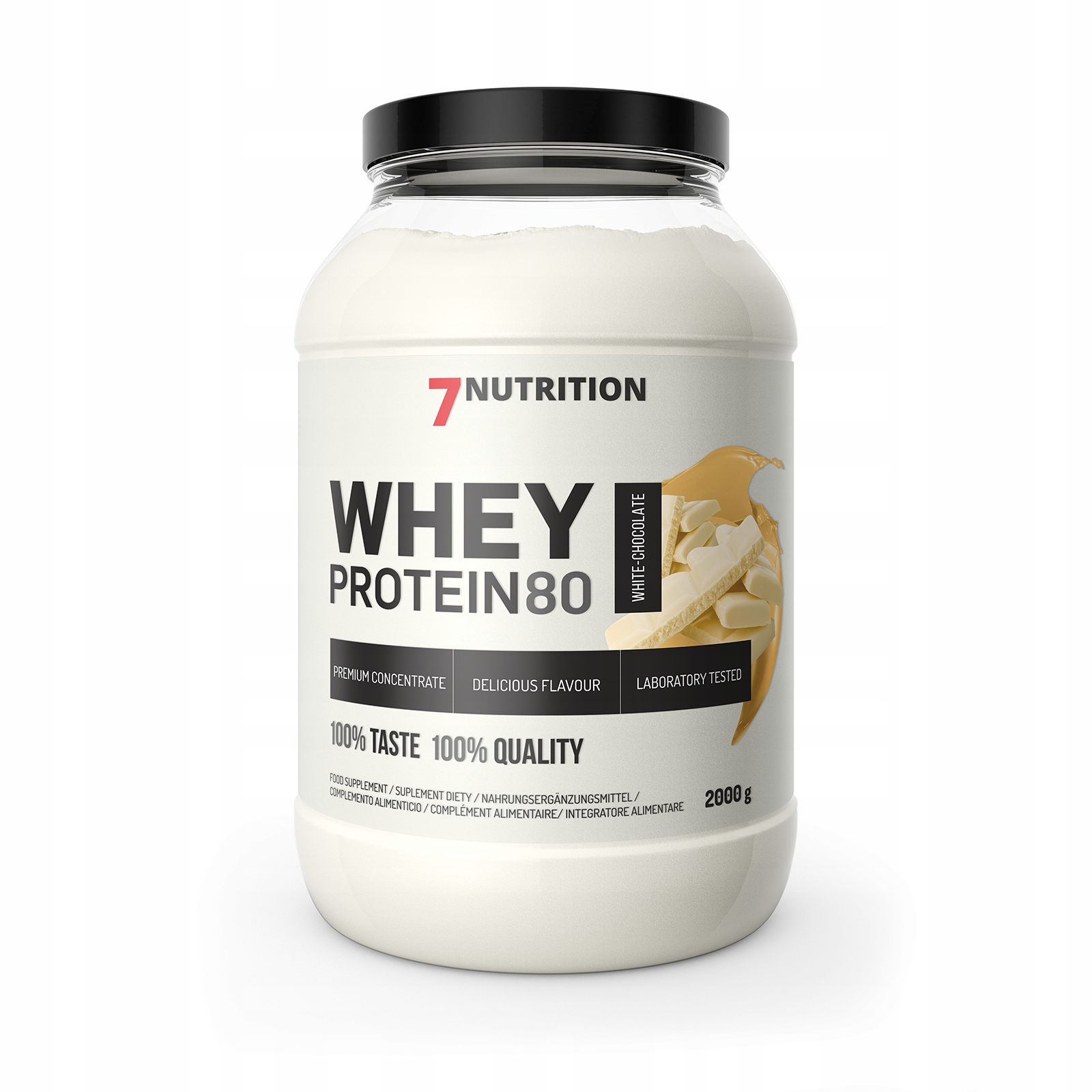 Wpc Whey Protein 80 2 Kg Bílá Čokoláda 7NUTRITION