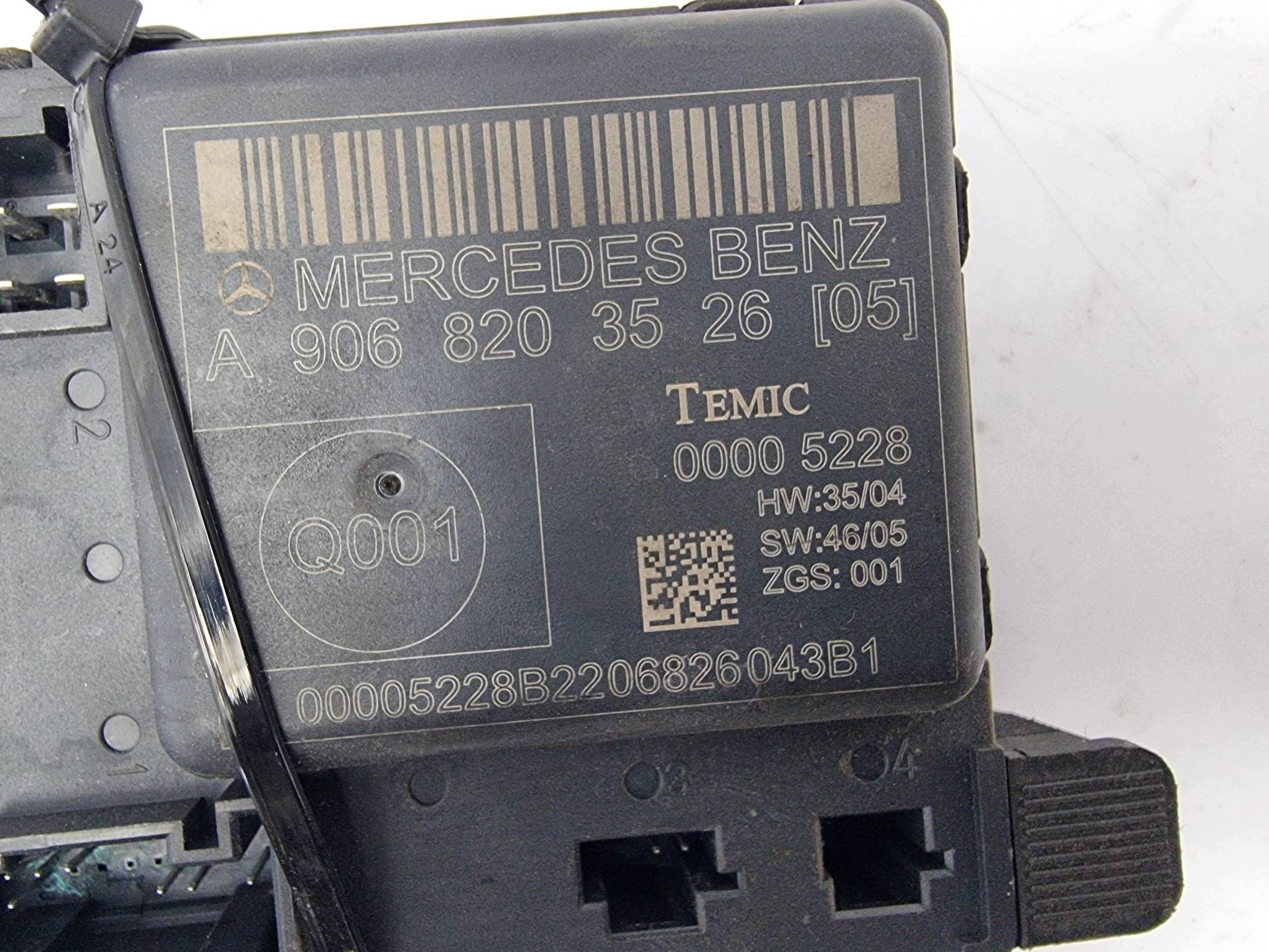 module vitres A9068203526 MERCEDES SPRINTER W906