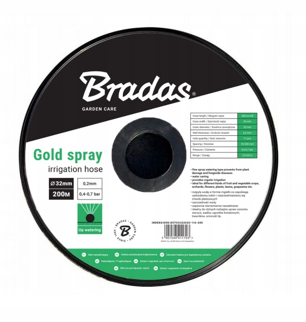 Zavlažovací zavlažovací páska Gold Spray průměr 32 mm, role 200 m