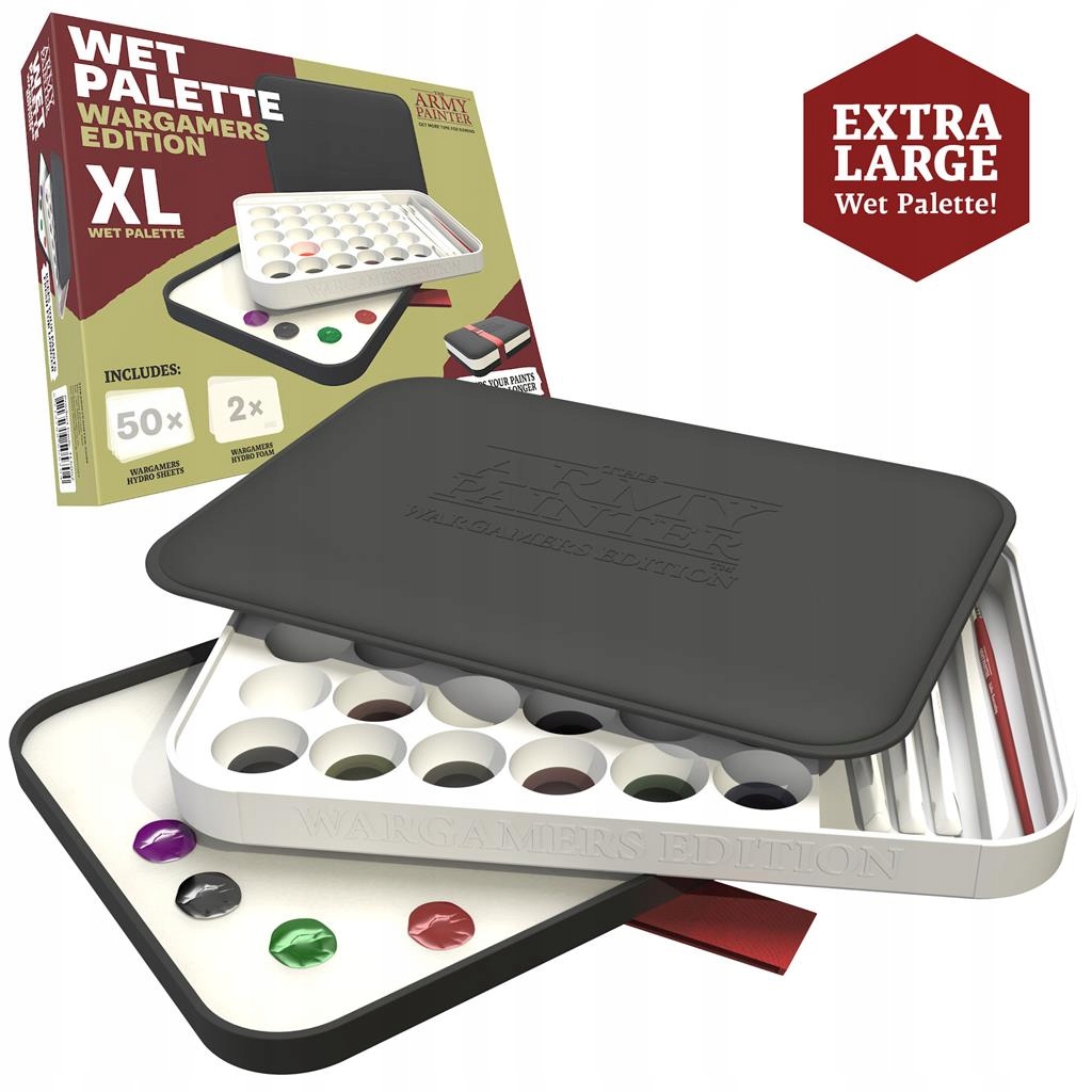 The Army Painter: Wet Palette Wargamers Edition XL mokrá paleta XL