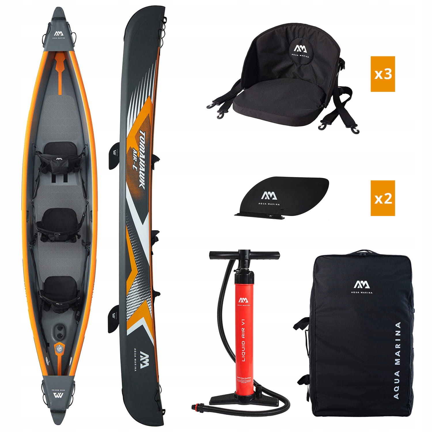 

Kajak Pompowany Tomahawk Air-C 3-osobowy