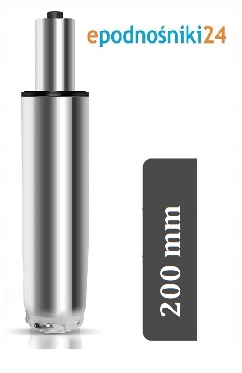 

Siłownik podnośnik fotela 200 mm chrom 150 Kg 4 Kl