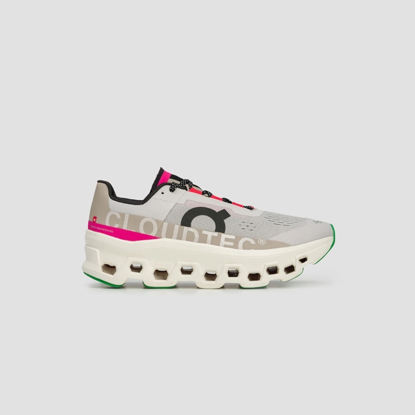 On Running Dámské boty Cloudmonster Silver Ivory 36,5