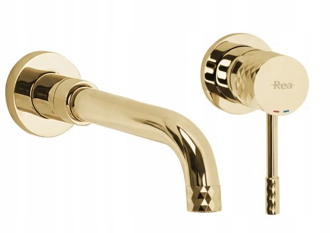 Umývadlová Batéria Pod Omietku Lungo Diamond Zlatá Bo Rea