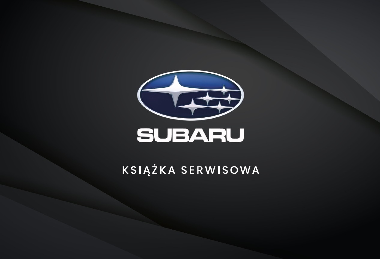 Subaru książka serwisowa Premium na 16 Przeglądów