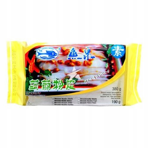 5X Fish Well Těstoviny Konjack listy Vermicelli 380 g