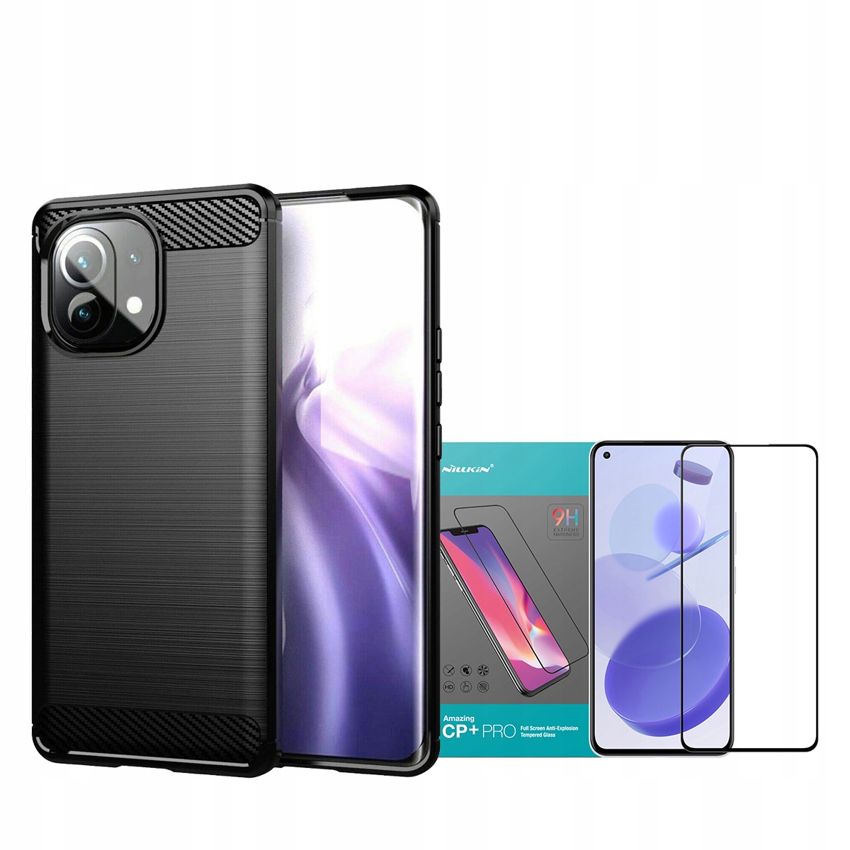 

Etui Do Xiaomi MI 11 Lite/lite 5G + Szkło Nillkin