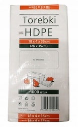 

Hdpe Torebki woreczki 18/4/35 (26x35cm) 1000sztuk
