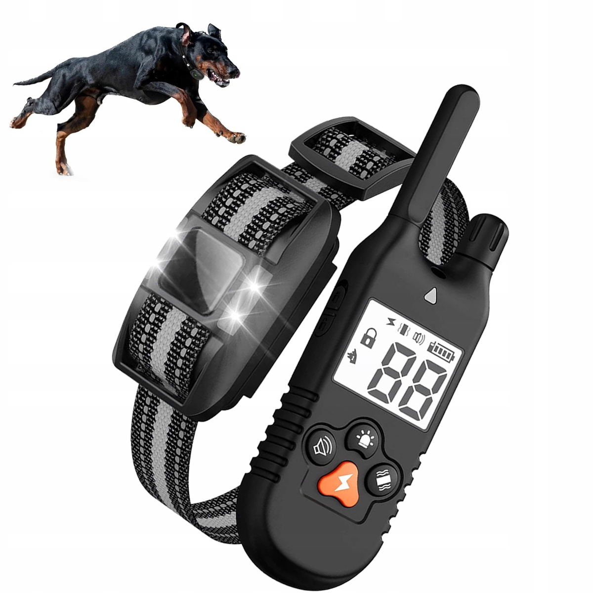 Levně Elektrický Výcvikový Obojek Pro Psa Treser Ledový Výcvikový Obojek 1000 M