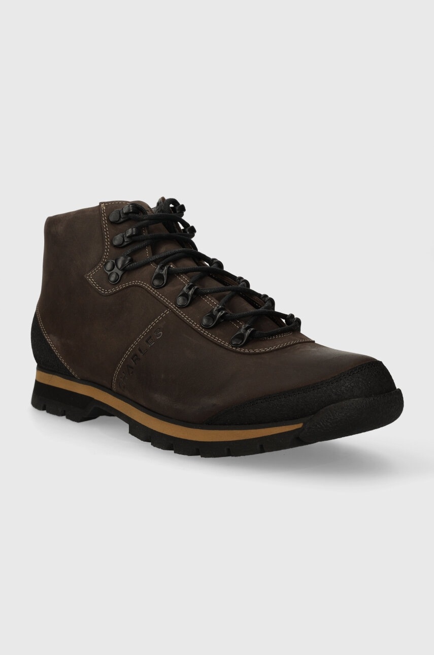 Pánská Treková Obuv Charles Footwear Carney Hiker Brown 44