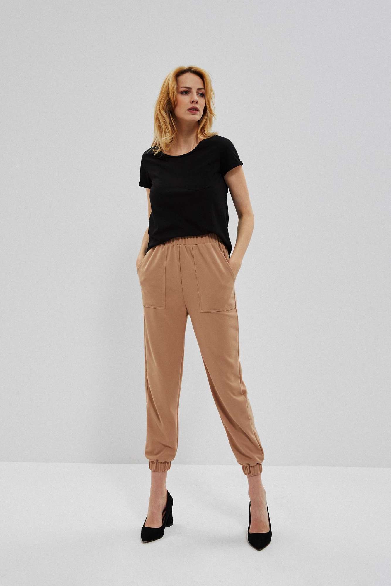 

Moodo Spodnie jogger L-SP-3704 Toffee; Xs