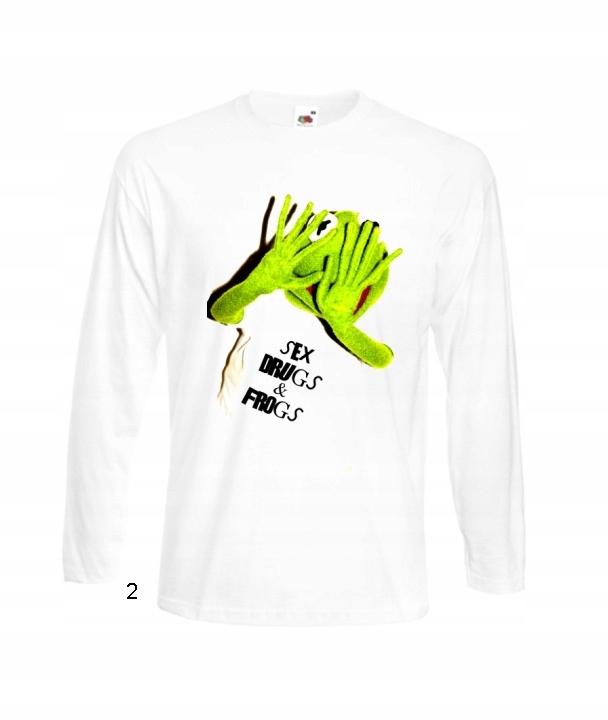 

Bluzka Męska Czarna Biała Kermit Żaba Pigi Muppet