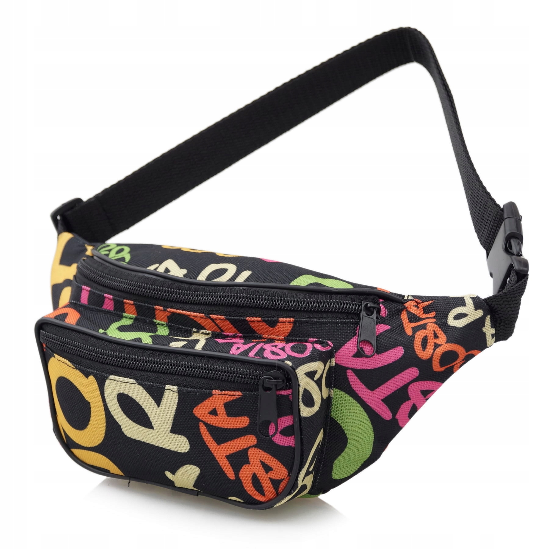 

Nerka saszetka biodrówka polska napisy Kolorowa