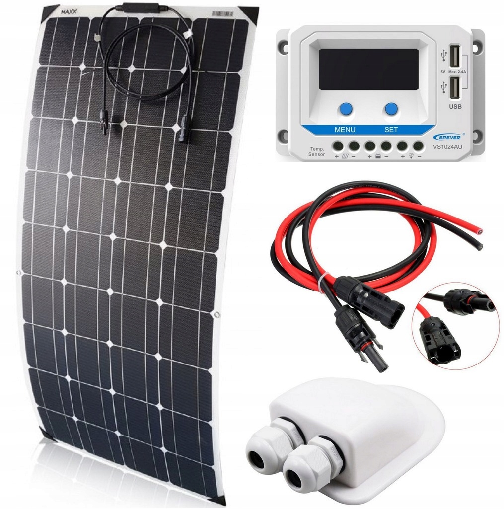 100WZ - Солнечная панель гибкая 100W RV LCD Kit