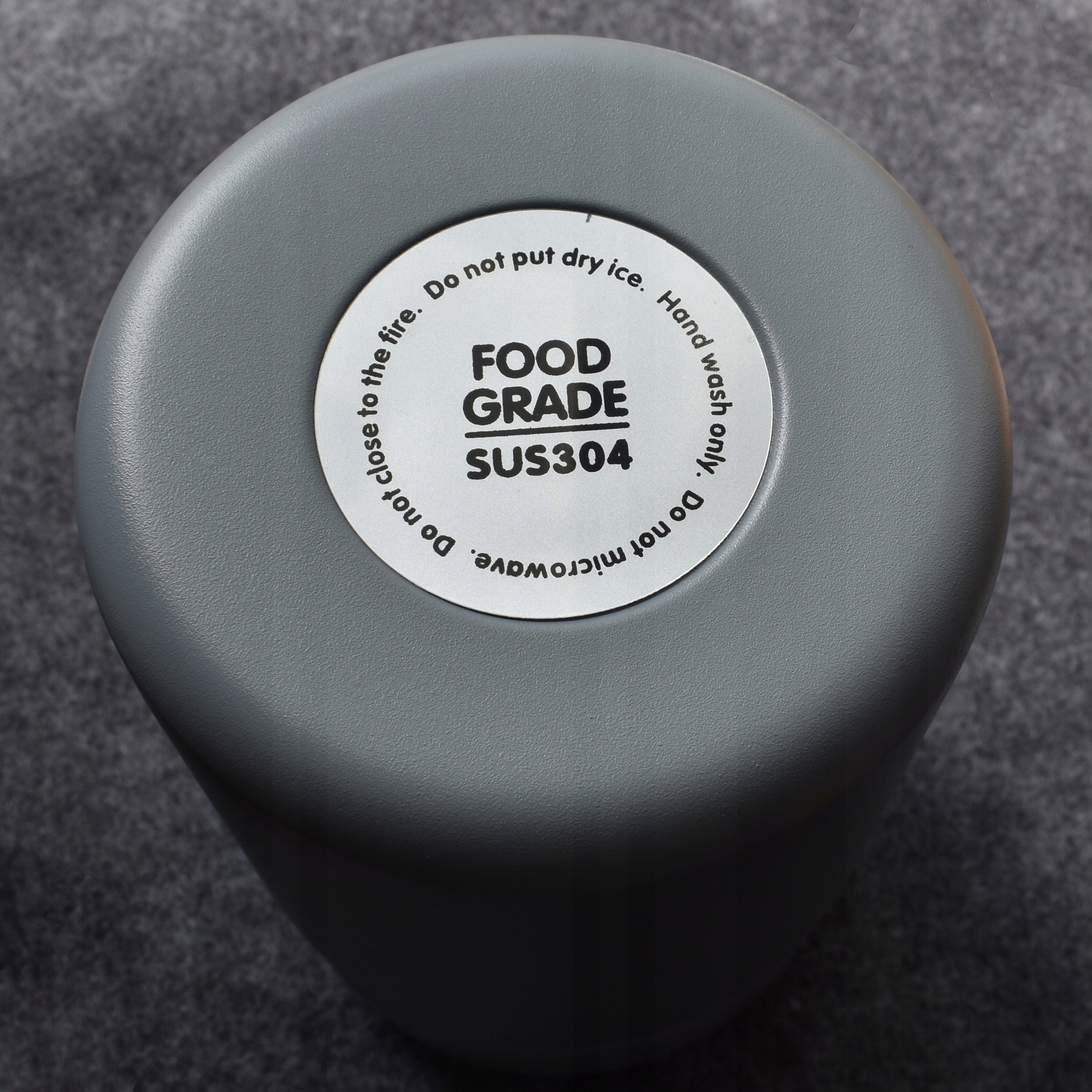 Termos na zupę obiadowy Miowi 850ml Szaroniebieski Materiał stal nierdzewna