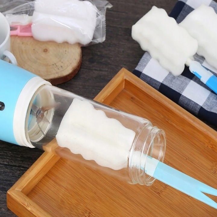 SZCZOTKA DO MYCIA CZYSZCZENIA BUTELEK GĄBKA MYJKA Kod producenta DŁUGA DWUWARSTWOWA SZCZOTKA DO MYCIA