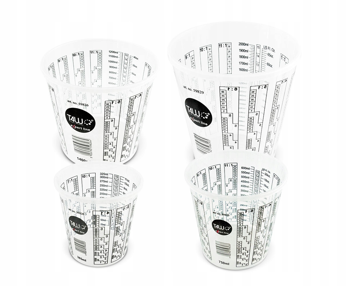 200 x T4W eXpert line Kubek kubki do lakieru 750ml EAN 5906190598233