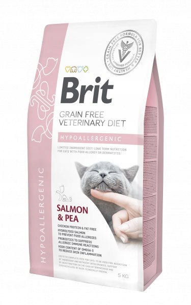 Levně Brit veterinary Brit Grain Free Veterinary Diet Cat Hypoallergenic Losos Z