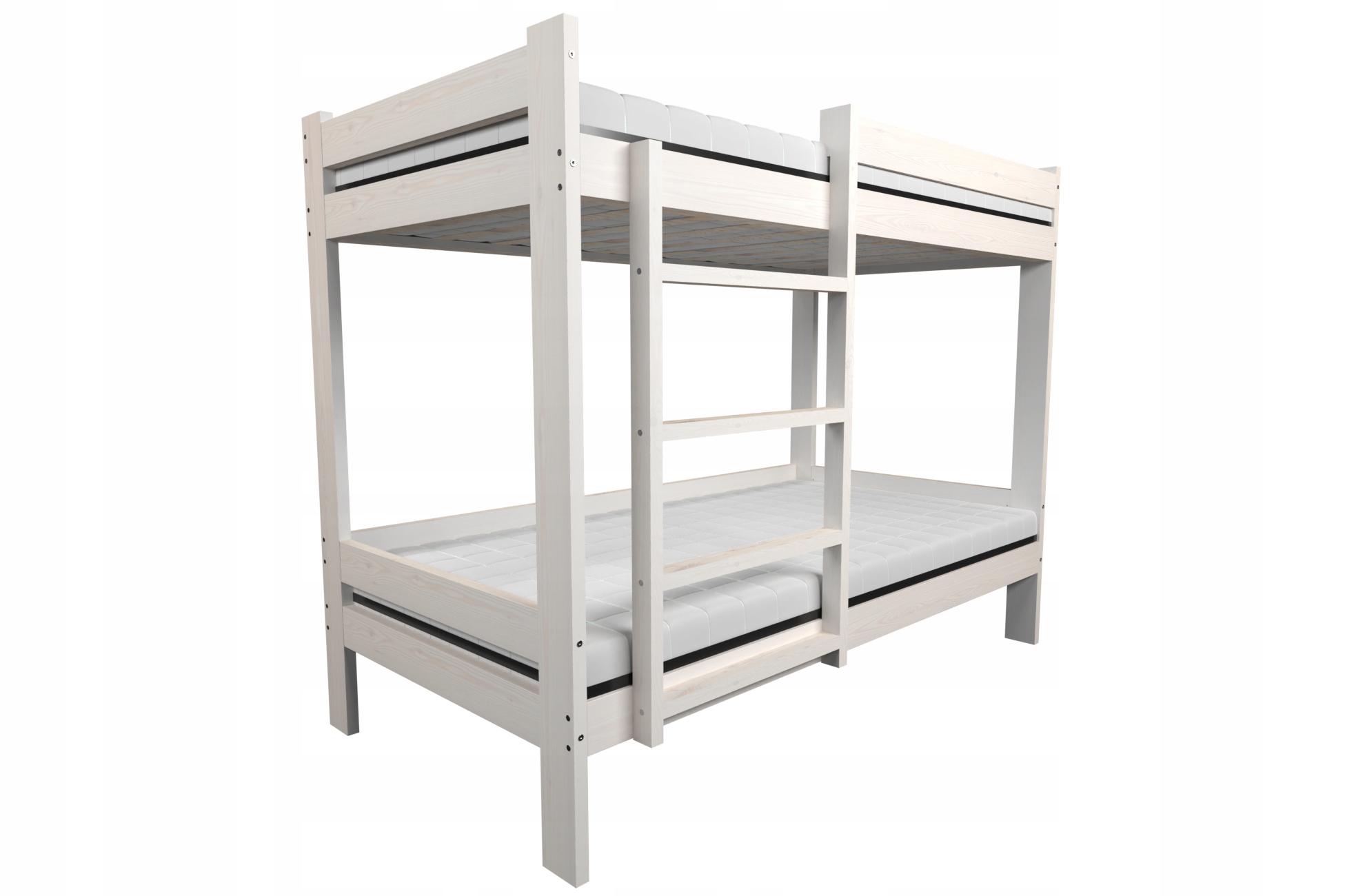 Łóżko piętrowe 80x180 BIAŁE