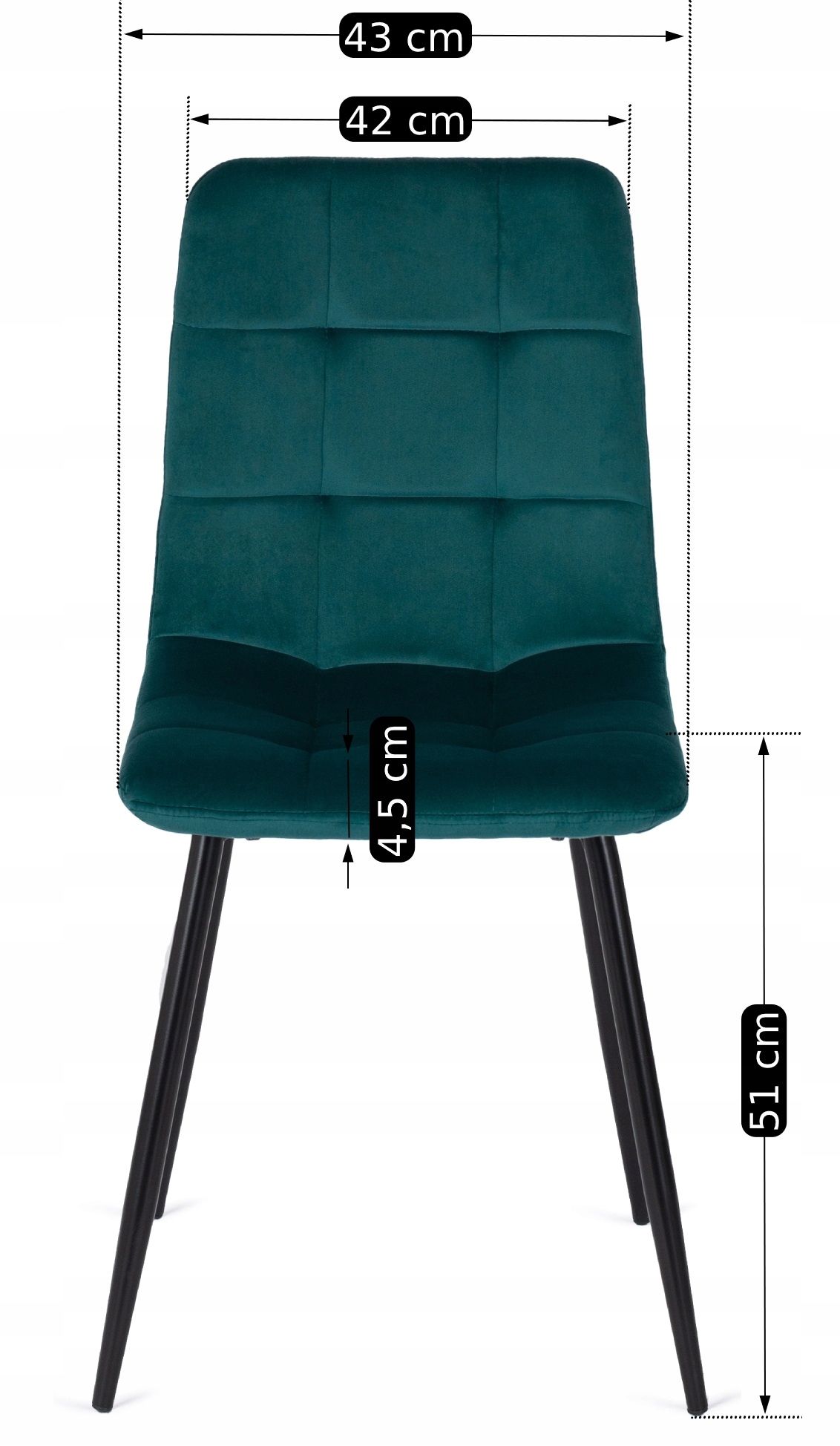 Zestaw Stół 80x160 Rozkładany i 4 Krzesła Welurowe Do Salonu Jadalni Loft Wysokość stołu 78 cm