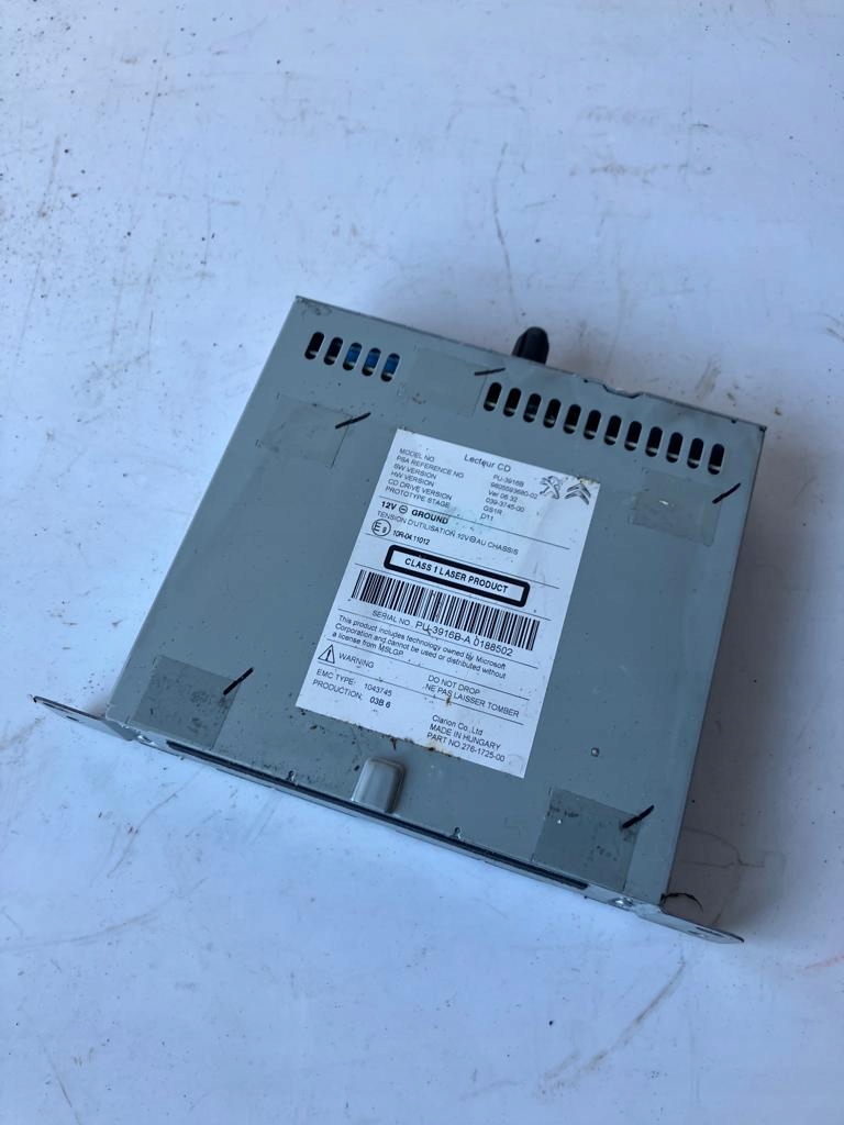 player CD CITROEN DS5 C4 B7 II LIFT 980559368002
