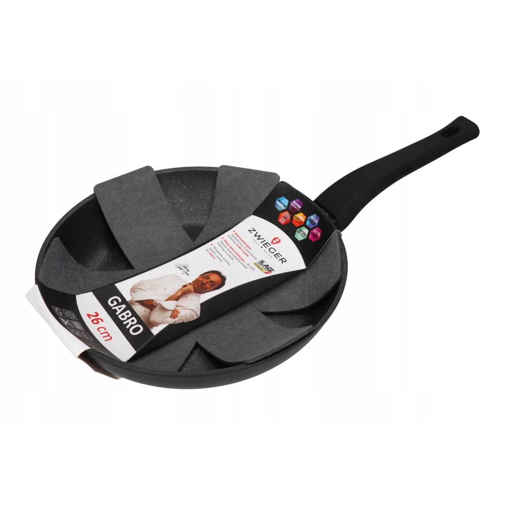 Patelnia tradycyjna Zwieger Gabro 26 cm non-stick (nieprzywierająca)