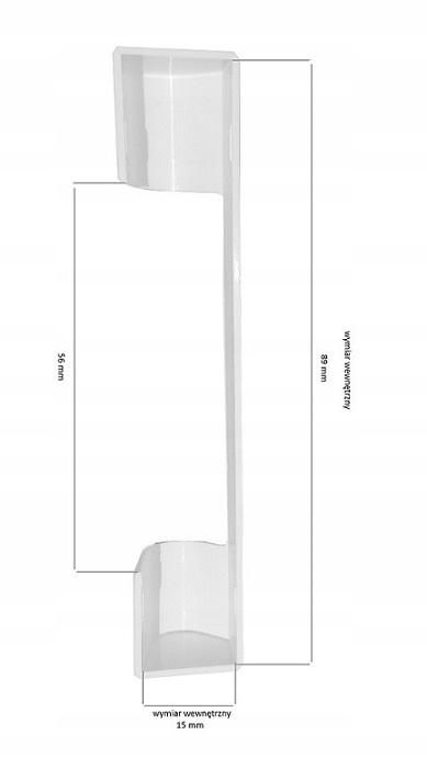 Osłonki białe na zawiasy SWN do okna drzwi balkon PLASTIKI ZAŚLEPKI Marka Winkhaus Wink Haus