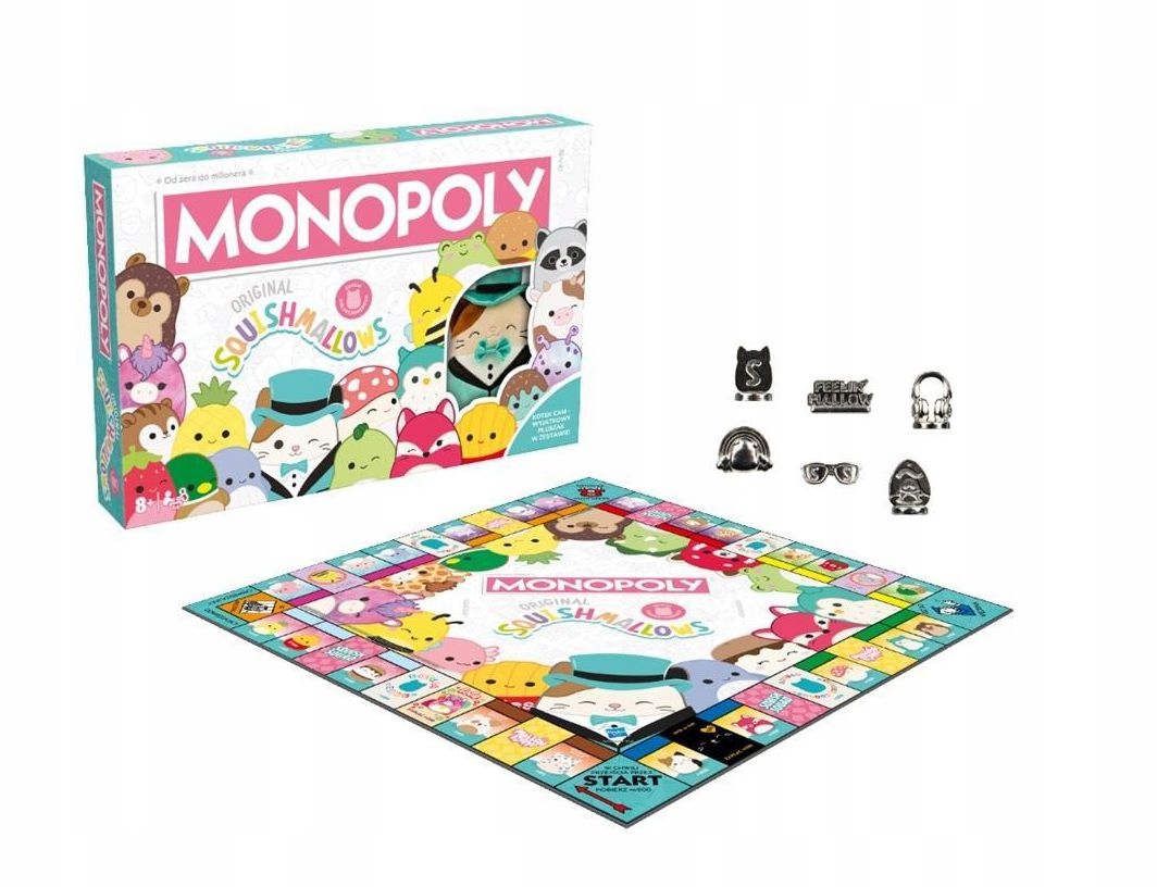 Gra planszowa Monopoly Squishmallows Hasbro