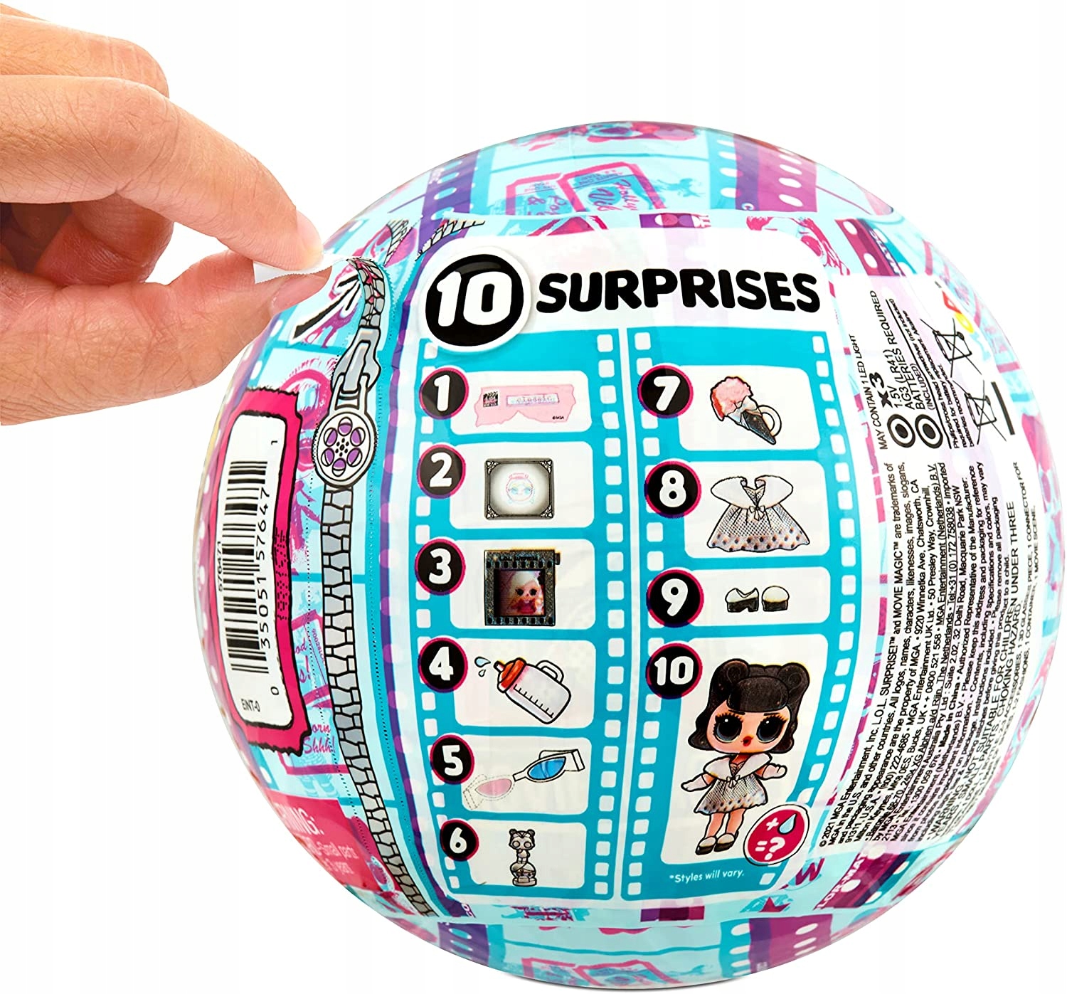 L.O.L. Surprise LOL w kuli Movie Magic Laleczka Marka L.O.L. Surprise