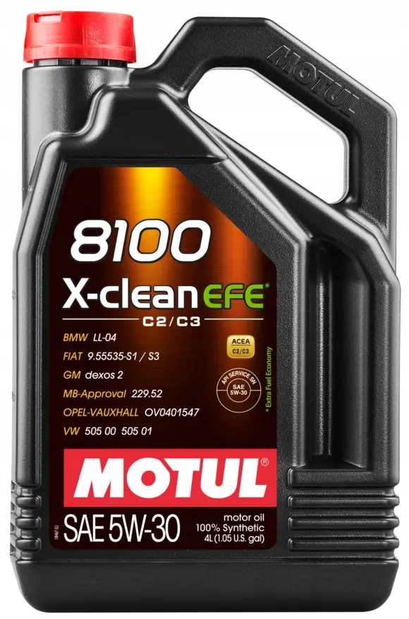 Motul 8100 X-clean Efe C2/C3 5W30 4L