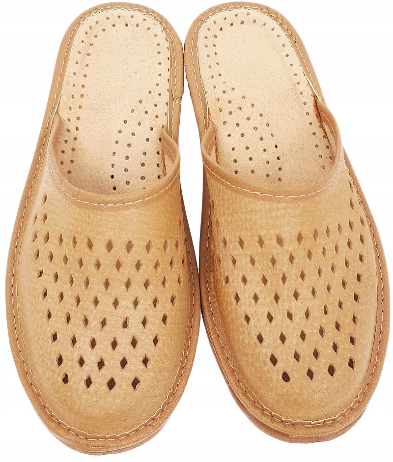 

Pantofle Skórzane Damskie Kapcie Góralskie *36* Pl