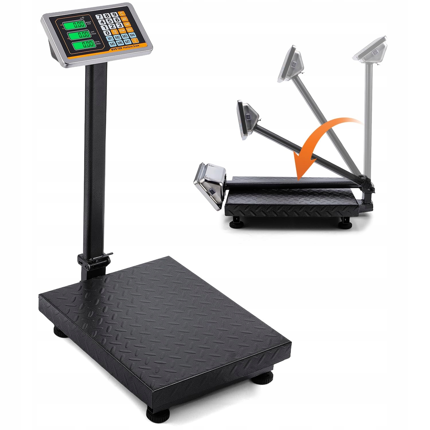 Bonvoisin Veľká Digitálna Podlahová Platformová Váha Max 300 kg Min 0,1 kg