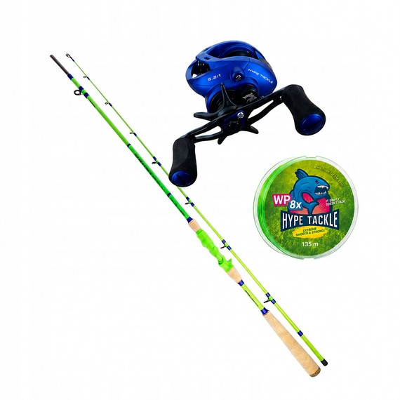 Zestaw Wędkarski Hype Tackle H2 2,00M 70G Castingowy Multi Plecionka