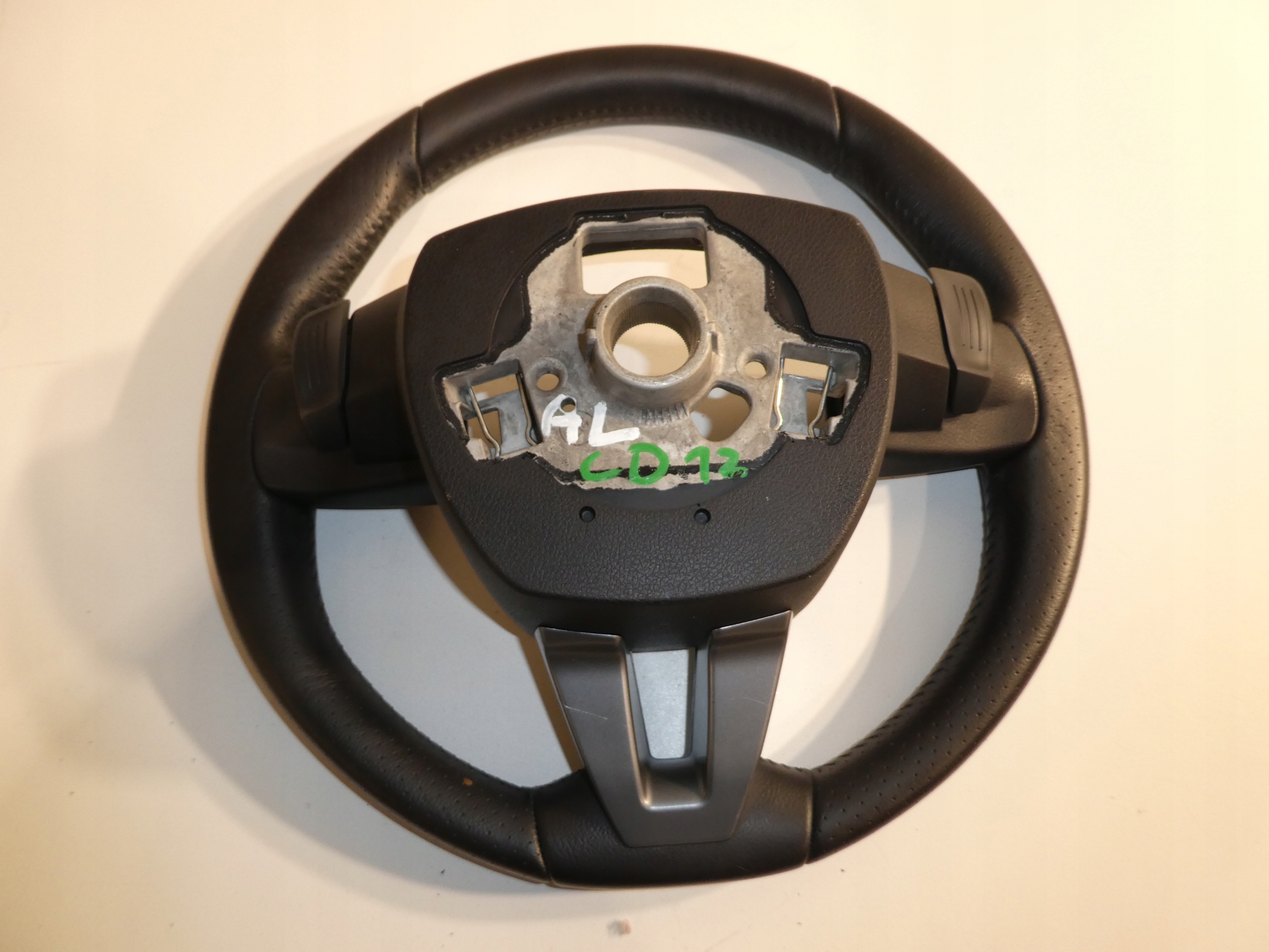 steering wheel, leather VW SEAT ALHAMBRA with shifting