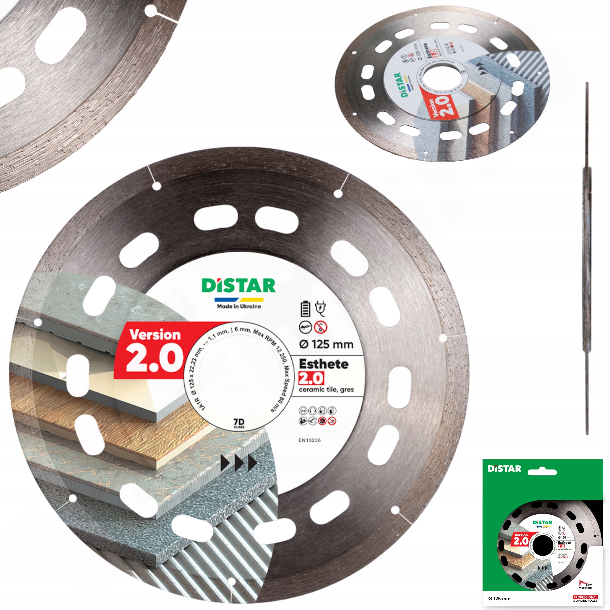 Tarcza Diamentowa Do Cięcia Gresu I Ceramiki Distar Esthete 2.0 125 mm