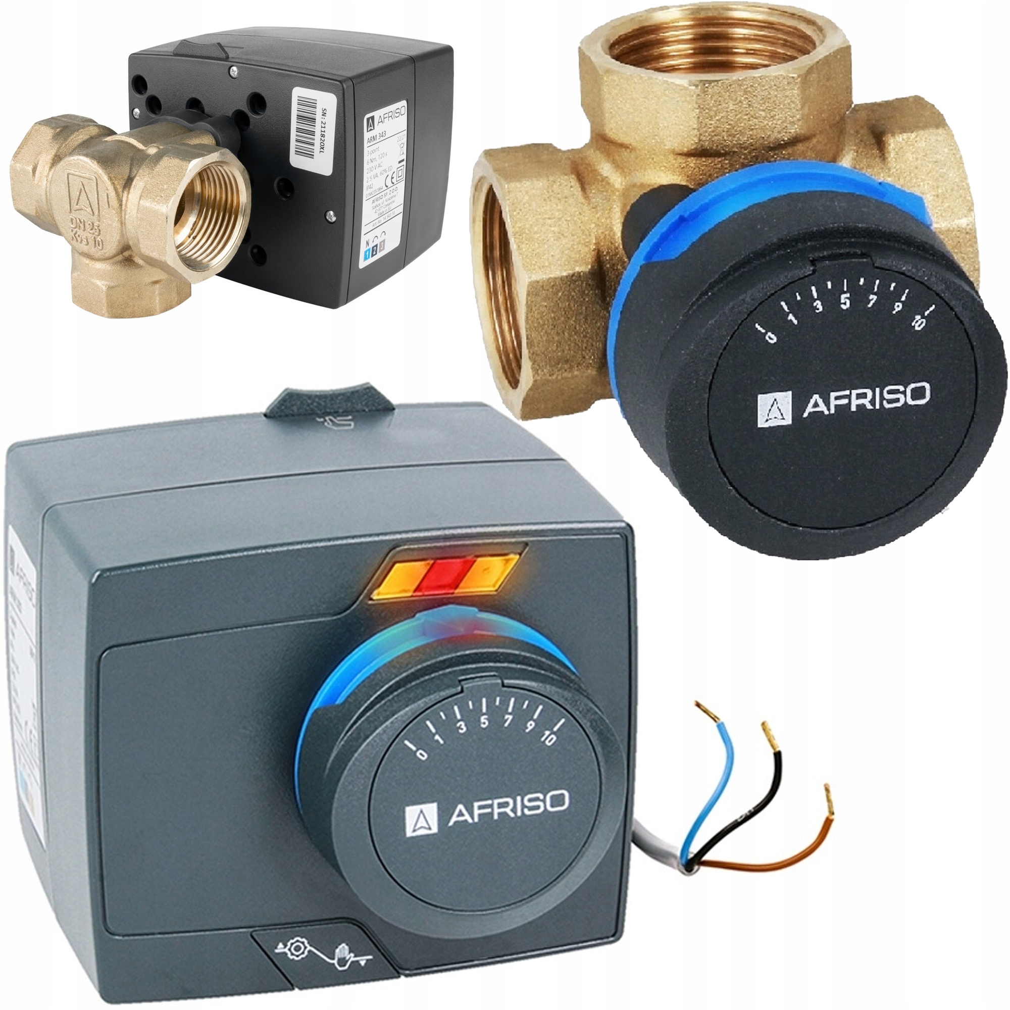 Regulačná Sada Afriso Proclick Zmiešavací Ventil 3-CESTNÝ Armátor