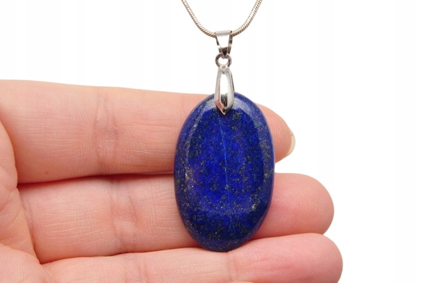 * Lapis Lazuli Okouzlující Přívěsek Intenzivní Barva Částečky Pyritu Č. 4 *