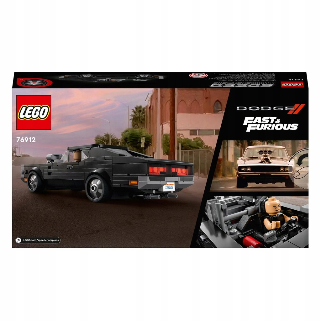 LEGO SPEED CHAMPIONS - DODGE CHARGER R/T (76912) + Prezent Gratis Bohater brak