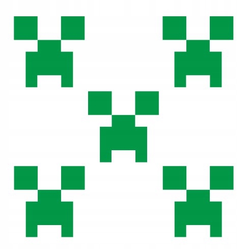 

Minecraft Creeper Na Ścianę Pokój Dziecka