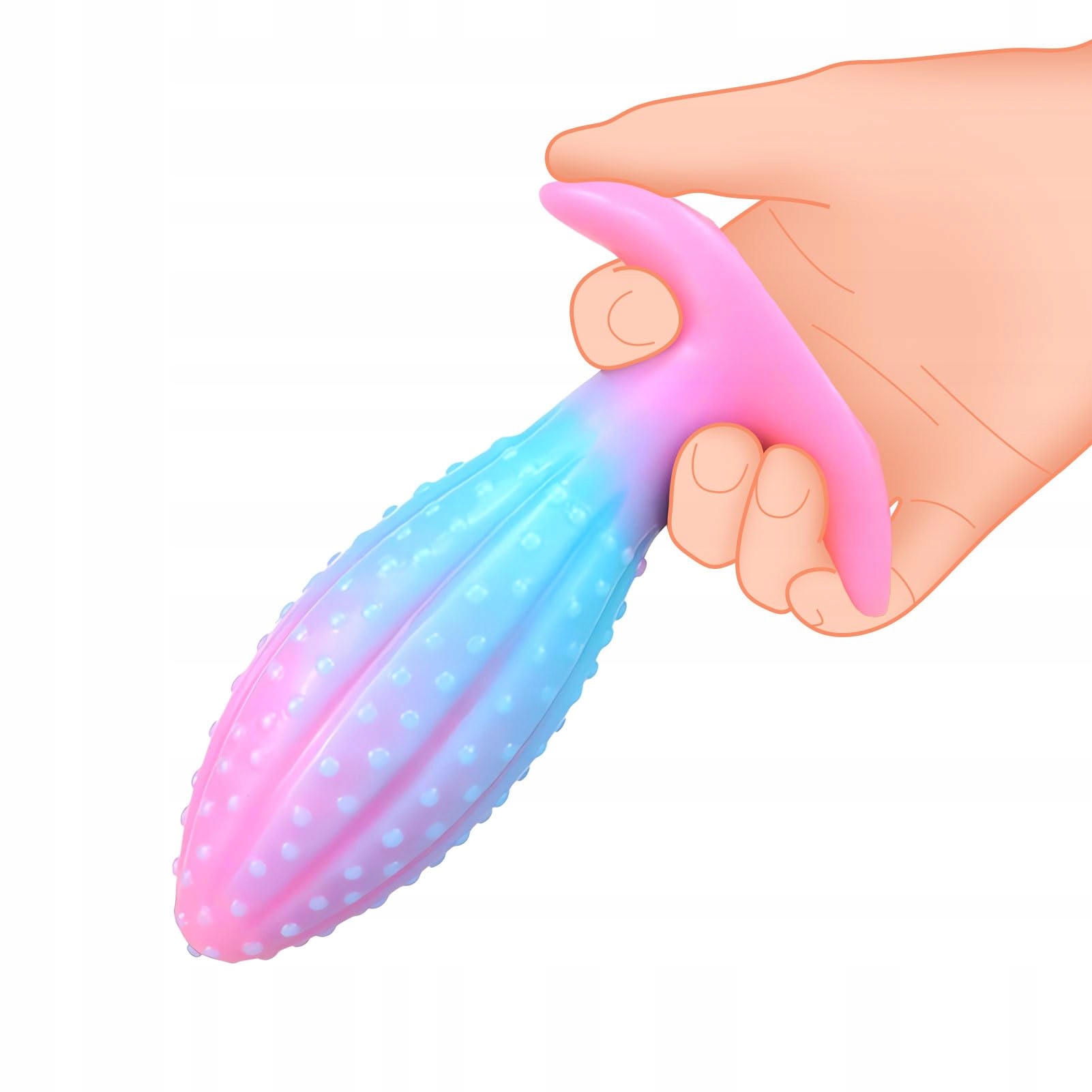 SXOVO 17 cm Świecący Silikonowy Dildo Analny dla G Punktu i Prostaty — miniatura 6