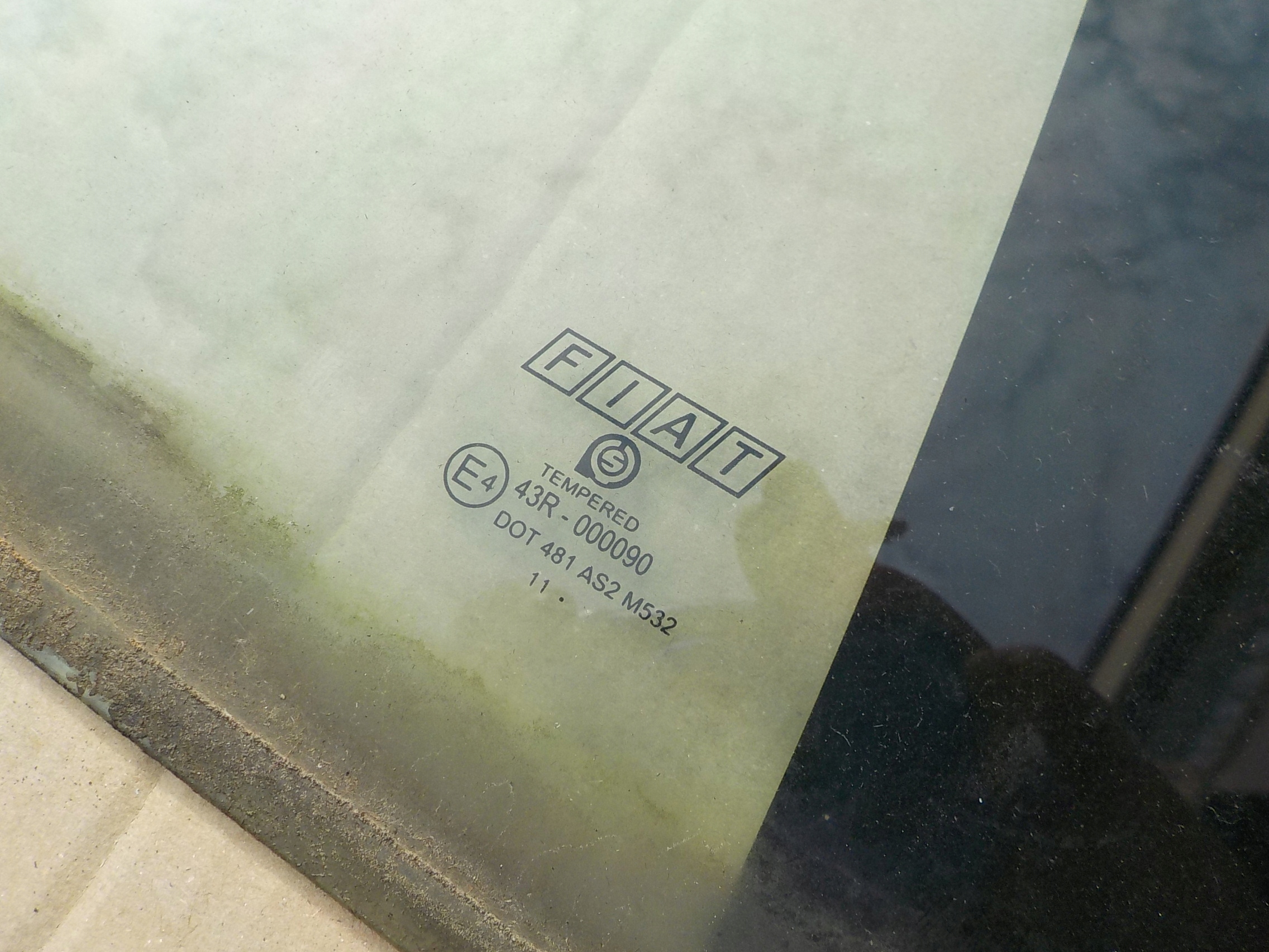 window left rear part fiat bravo II 2012r