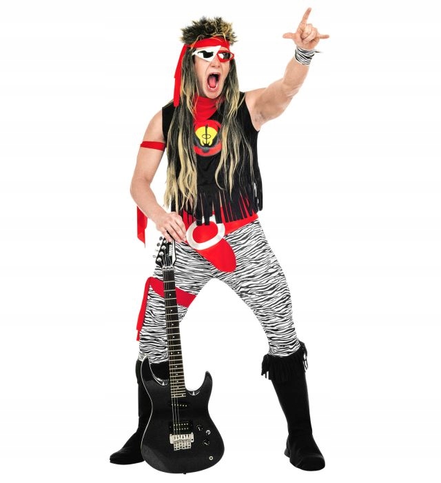 Kostým Rocková hvězda Kostým PřevlekRock Star Tričko Bez XXL