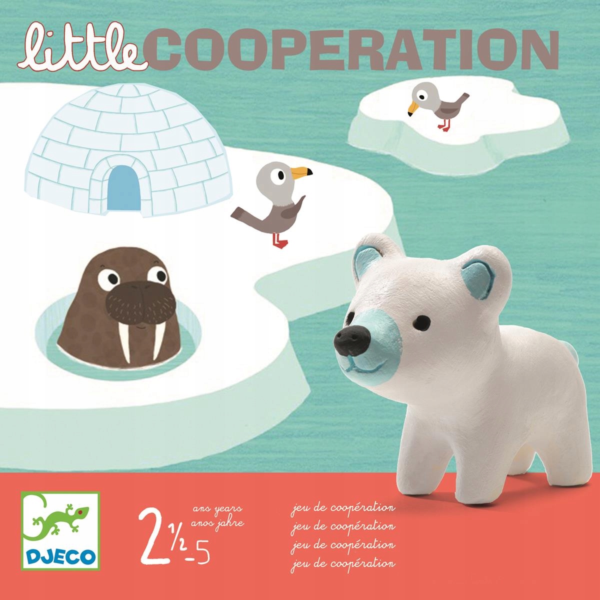 

Gra Little Cooperation Zwierzaki na Arktyce Djeco