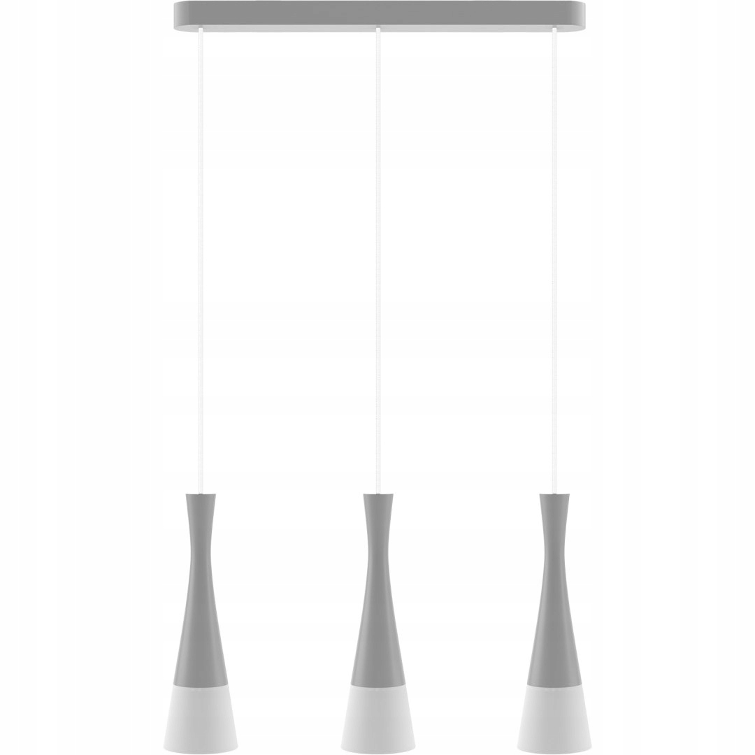 Závesná lampa sivá Vegas2 3pl