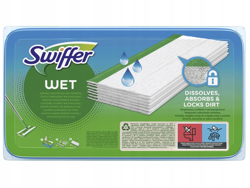 

Ściereczki mokre do mopa Swiffer Citrus 10 szt